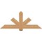 Ekena Millwork Kennewick Timber Gable Bracket, Western Red Cedar, 60"W x 25"H x 3 1/2"D x 5 1/2"F, 10/12 Pitch GBW060X25X0406KEN00SWR - alternate 1